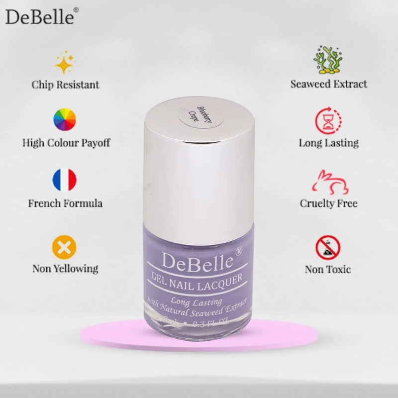 All these qualities makes DeBelle gel nail color one of the best brands of nail paints.