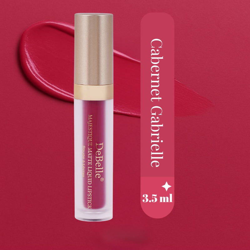 DeBelle Matte Liquid Lipstick Combo of 2 (Bronze Bernadette, Cabernet Gabrielle)