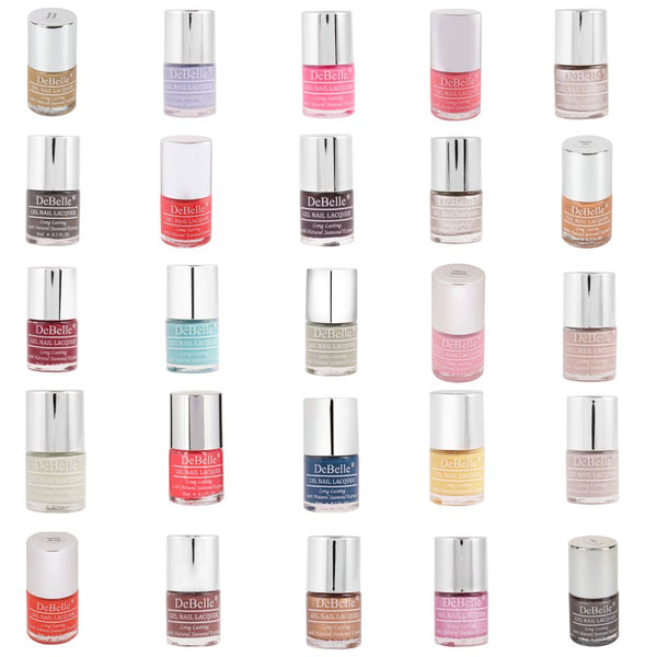 DeBelle Gel Nail Lacquers La Joie - Combo Of 25