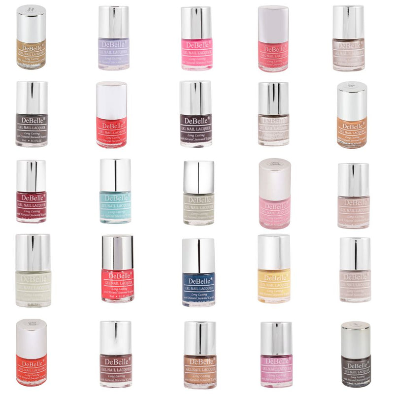 DeBelle Gel Nail Lacquers La Joie - Combo Of 25