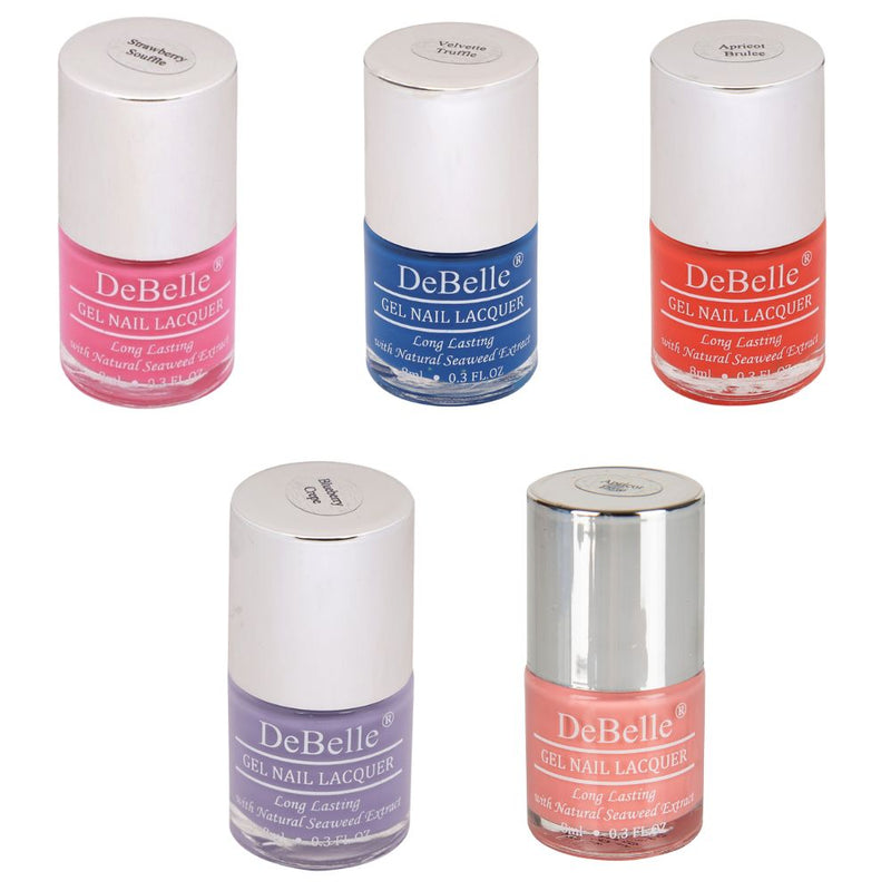 DeBelle Gel Nail Lacquers Combo of 5