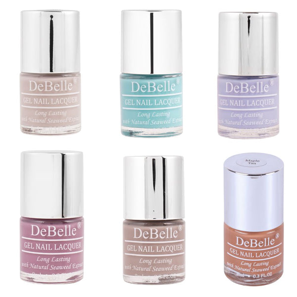 DeBelle Gel Nail Lacquers Combo Set of 6