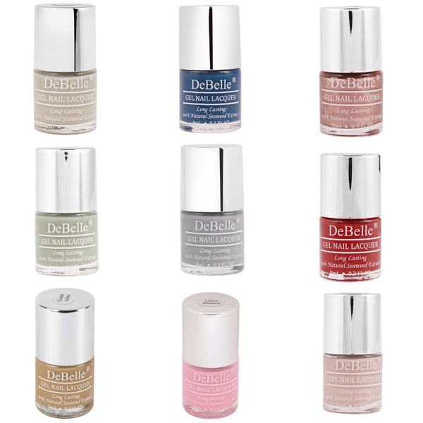 DeBelle Gel Nail Lacquers Mon Coeur - Combo Of 9