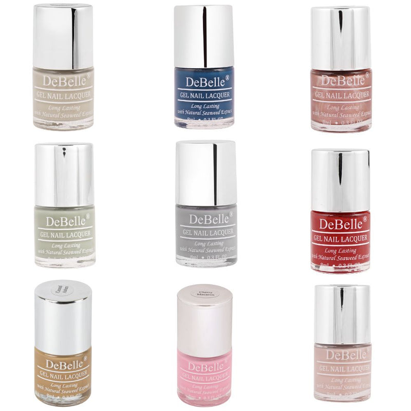 DeBelle Gel Nail Lacquers Mon Coeur - Combo Of 9