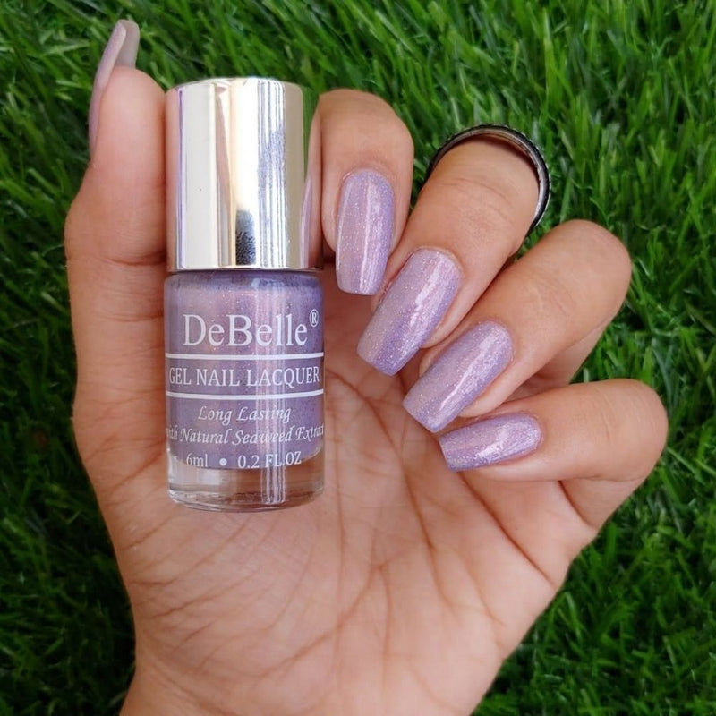 DeBelle Gel Nail Lacquers Combo of 2 - Elite Tiffany & Dainty Diana (6 ml each)