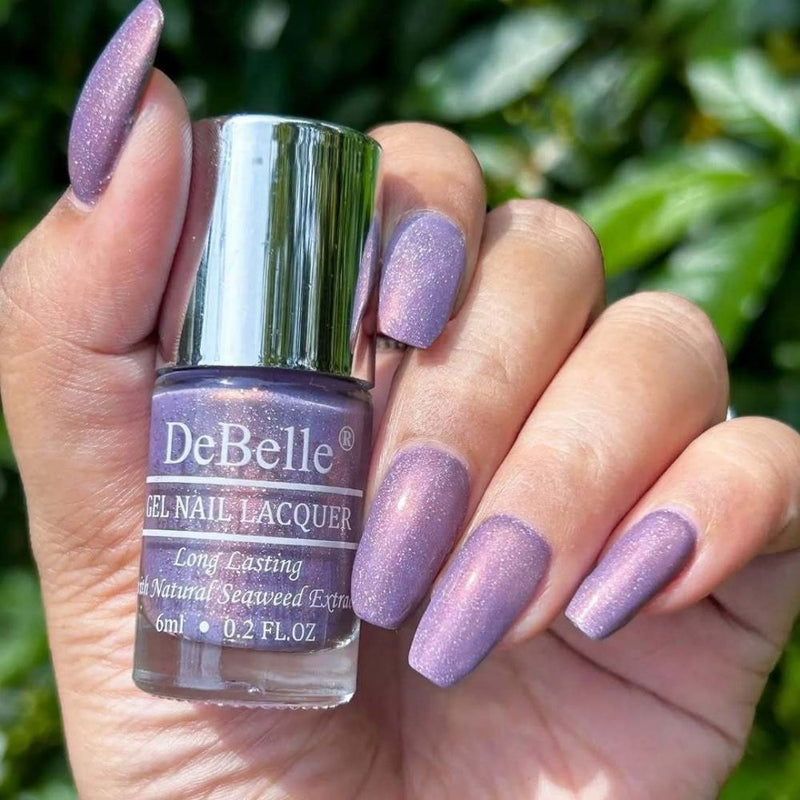 DeBelle Gel Nail Lacquers Combo of 2 - Elite Tiffany & Dainty Diana (6 ml each)