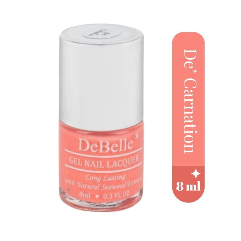 DeBelle Gel Nail Lacquers Combo of 2(Apricot Brulee , De' Carnation )