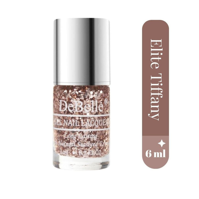 DeBelle Gel Nail Lacquers Combo of 2 - Elite Tiffany & Dainty Diana (6 ml each)