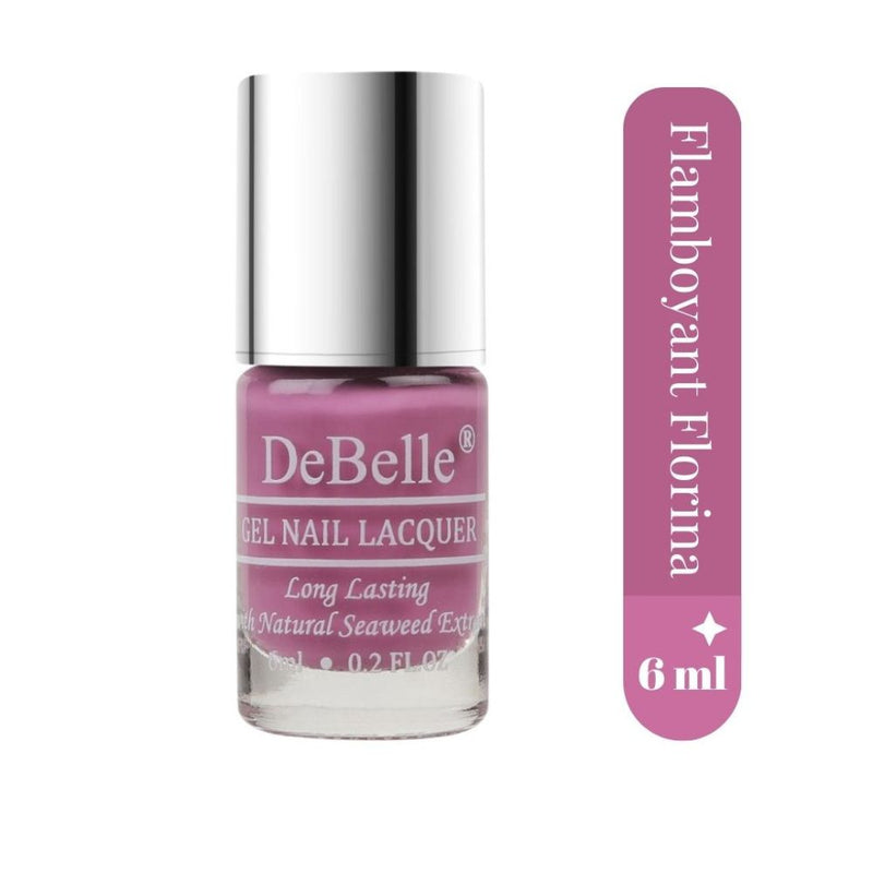 DeBelle Gel Nail Lacquers Combo of 2(Flamboyant Florina,Classy Chloe)
