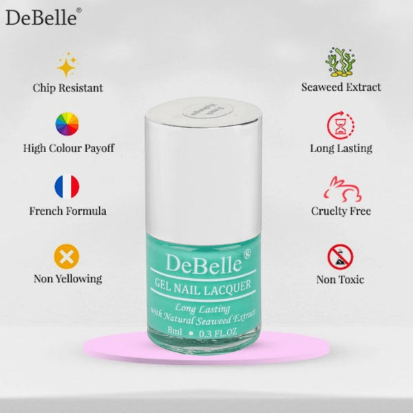 The best quality nail shades in a wide range of exclusive  colors available at DeBelle Cosmetix online store.