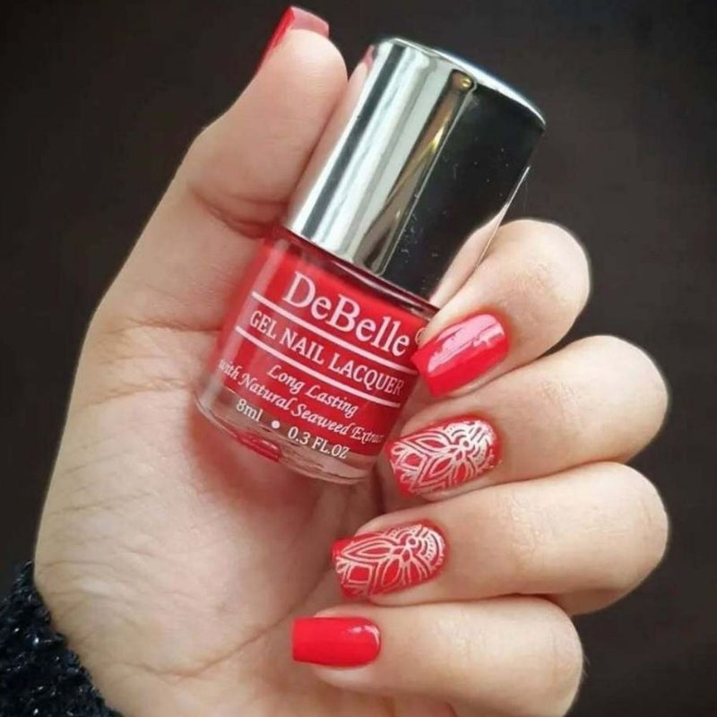 DeBelle Gel Nail Lacquers Combo of 5 (Rusty Henna, Luxe Lotus, Rose Taupe, Moonstone Bloom, French affair )