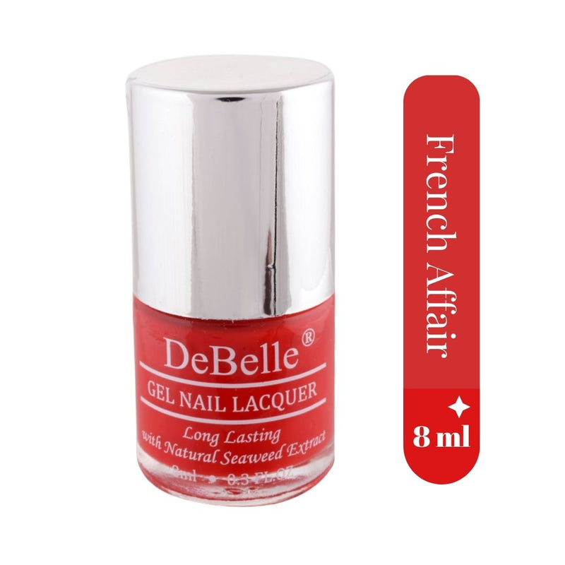 DeBelle Gel Nail Lacquers Combo of 5 (Rusty Henna, Luxe Lotus, Rose Taupe, Moonstone Bloom, French affair )