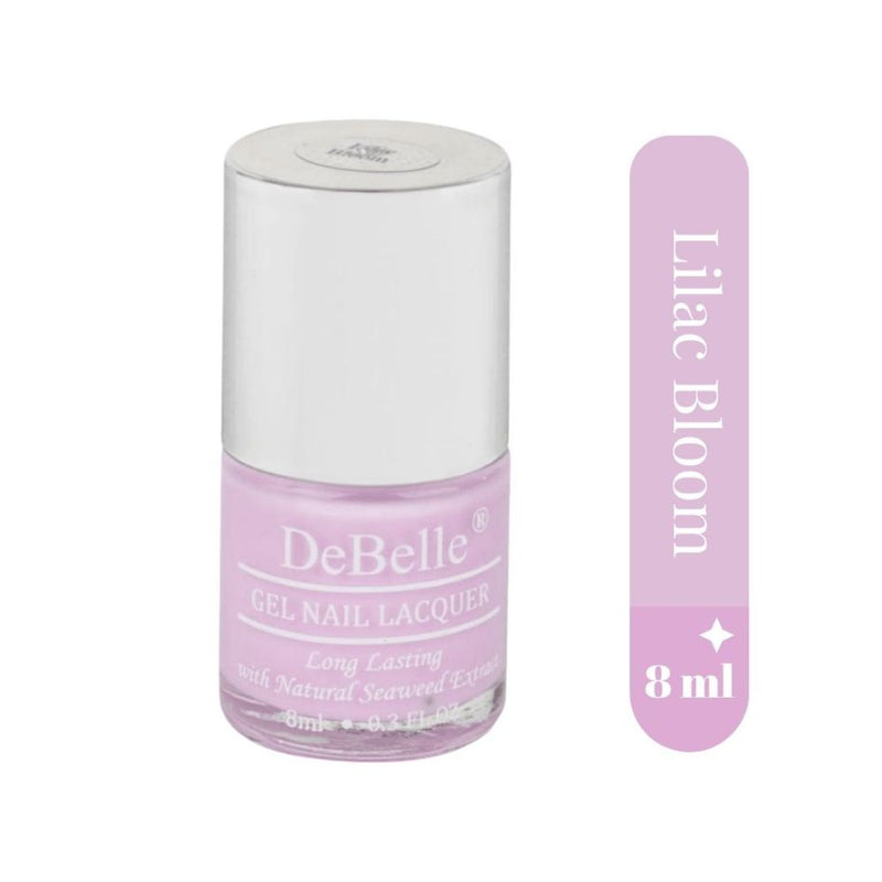 DeBelle Gel Nail Lacquer Lilac Bloom - (Soft lilac Nail Polish), 8ml