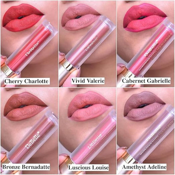 DeBelle Majestique Matte Liquid Lipstick Combo Of 6