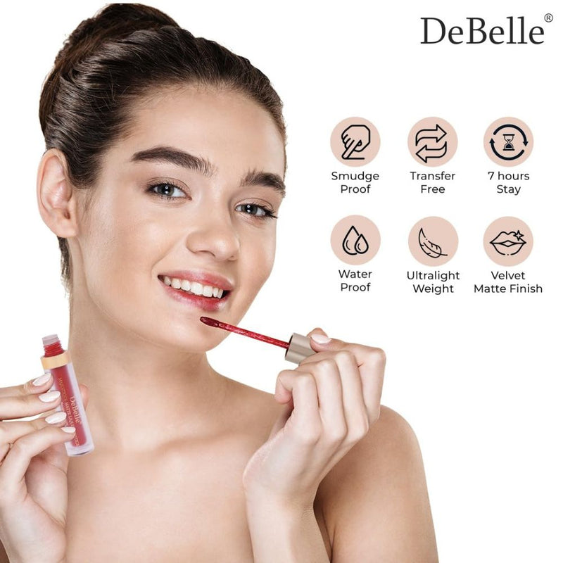 DeBelle Majestique Matte Liquid Lipstick Combo Of 9