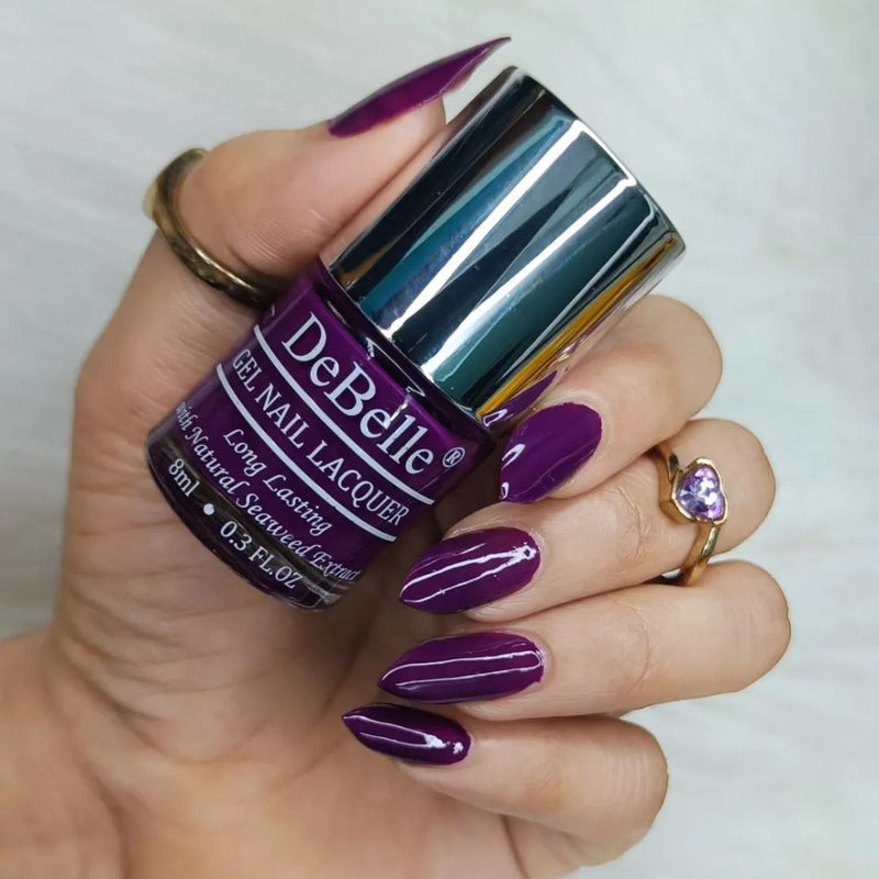 DeBelle Gel Nail Lacquers Combo of 5 (Rusty Henna, Luxe Lotus, Rose Taupe, Moonstone Bloom, French affair )