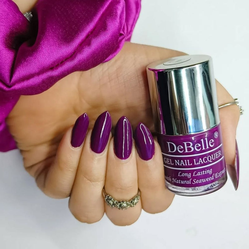 DeBelle Gel Nail Polish Combo set of 3 Luxe Lotus, Hyacinth Folio & Lilac Bloom (24ml)