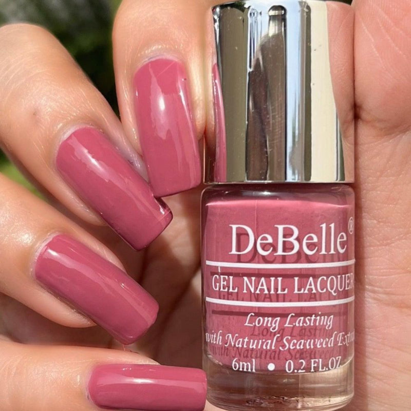 DeBelle Gel Nail Lacquer Magical Misha( Dark Magenta Mauve Nail Polish), 6 ml