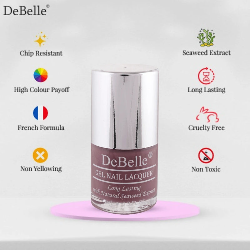 Quality nail paints in a wide range of shades available at Debelle Cosmetix online store.