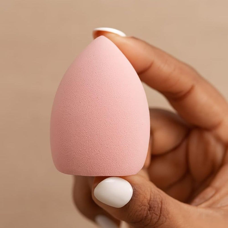 DeBelle Makeup Blender Sponge for Flawless Blending – Soft, Latex-Free Beauty Sponge for Foundation, Concealer & Creams – Reusable & Easy to Clean Makeup Applicator (Pink)