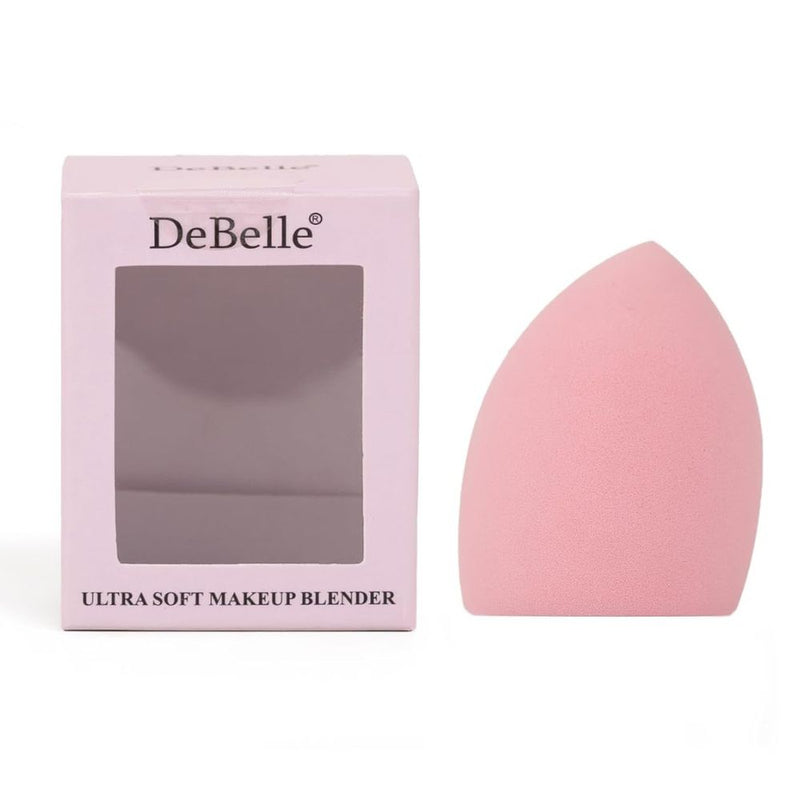 DeBelle Makeup Blender Sponge for Flawless Blending – Soft, Latex-Free Beauty Sponge for Foundation, Concealer & Creams – Reusable & Easy to Clean Makeup Applicator (Pink)