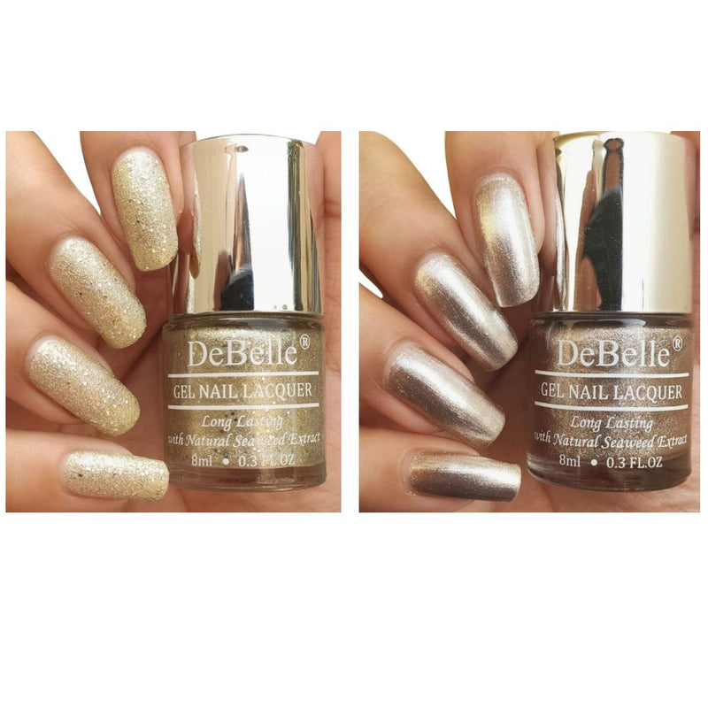 DeBelle Gel Nail Lacquers Combo of 2 (Pandora,Sirius)