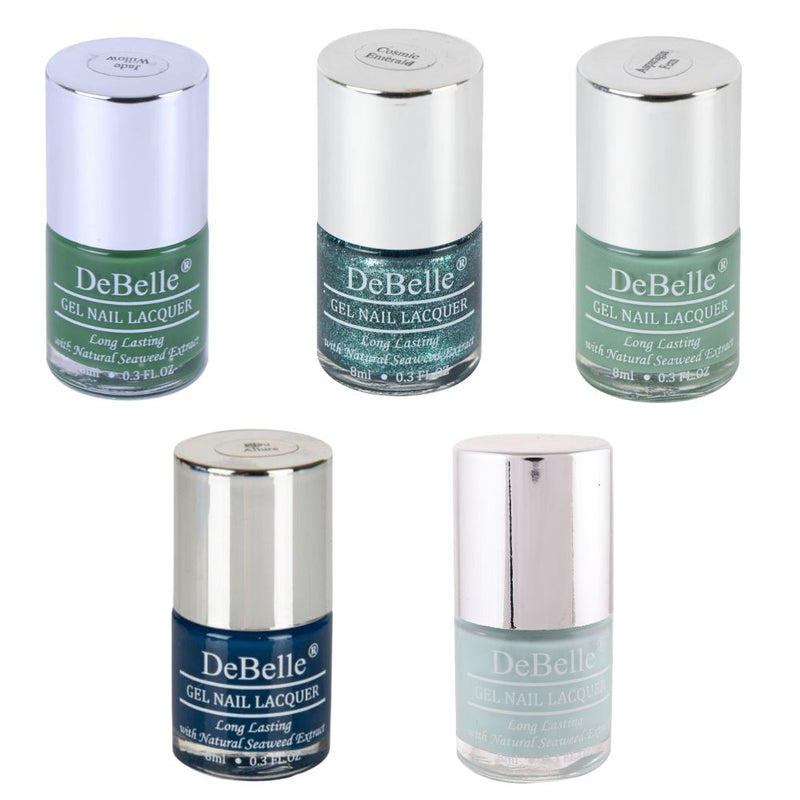DeBelle Gel Nail Lacquers - Paradise Punch Pastels set of 5