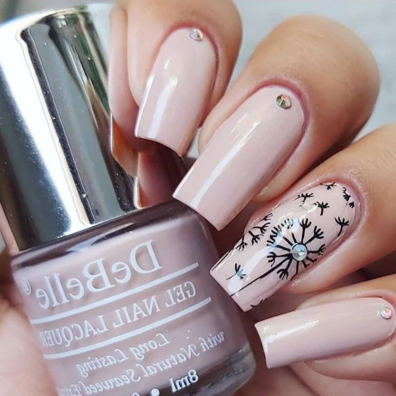 DeBelle Fleur De Pearl Gift Set of 2 Nail Polishes (Peony Blossom & Apricot Dew) 16 ml