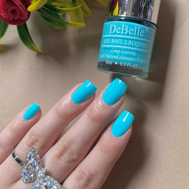 DeBelle Gel Nail Lacquer Peppermint Pudding (Mint Green), 8ml