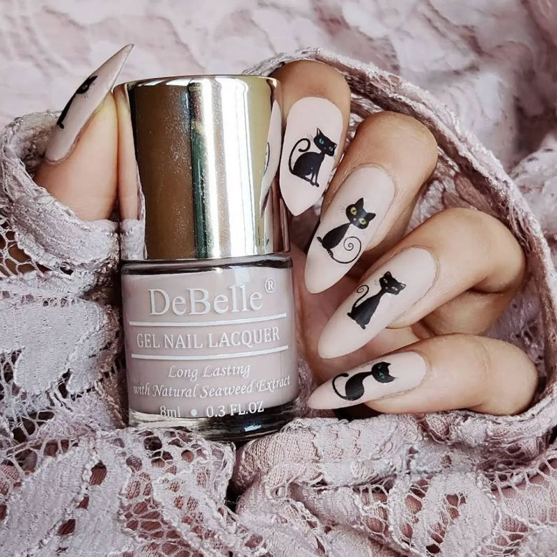 DeBelle Gel Nail Lacquer Porcelain Isabela (Porcelain Beige), 8ml