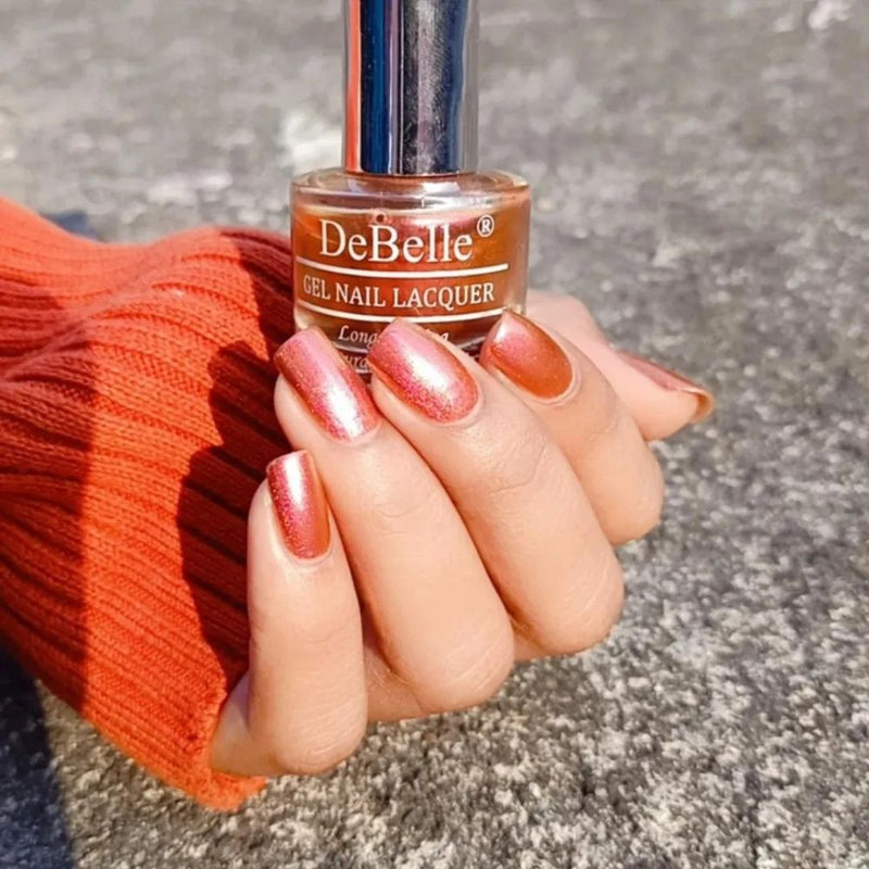 DeBelle Gel Nail Lacquer Queen Athena(Pink Gold), 8ml