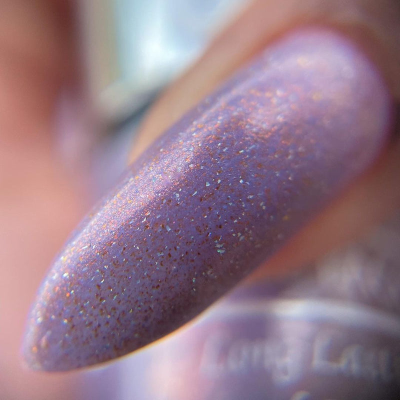 Purple Glitter Gel Polish | Purple Glitter Gel Nails | Naio Nails