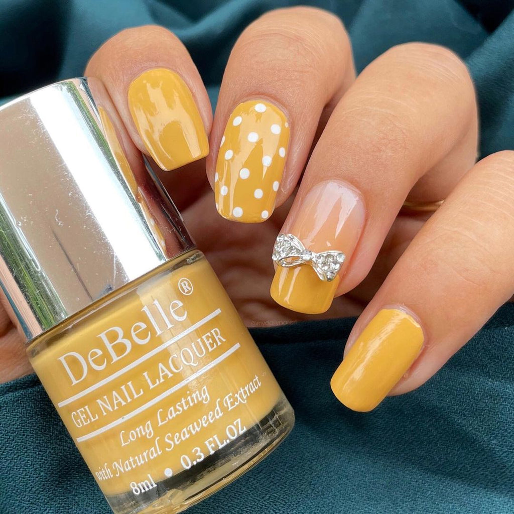 Yellow summer nails | Yellow nails, Yellow nails design, Yellow nail art
