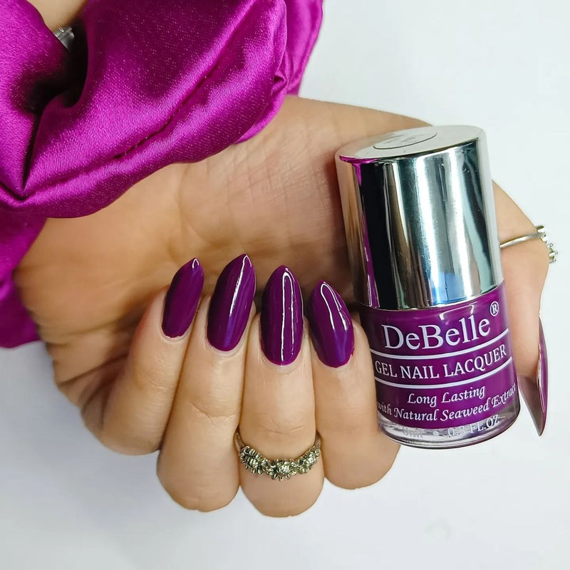 Magenta is always trendt-DeBelle gel nail color  Luxe Lotus.