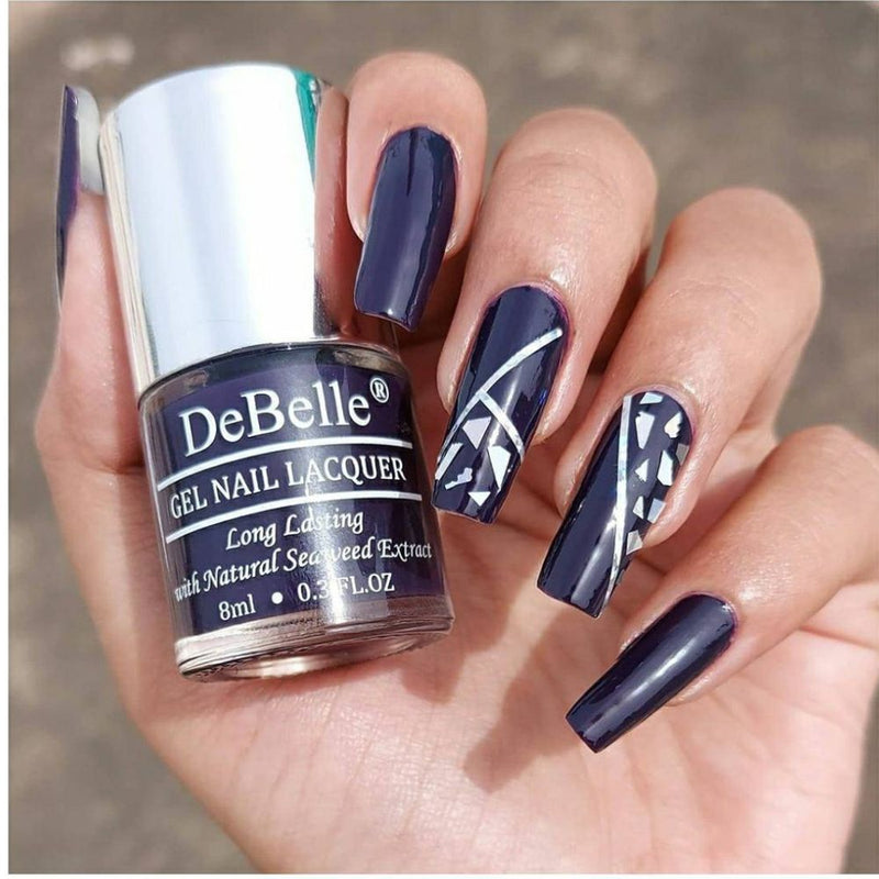 DeBelle Gel Nail Lacquer Royale' Viola - (Dark Violet Nail Color), 8ml