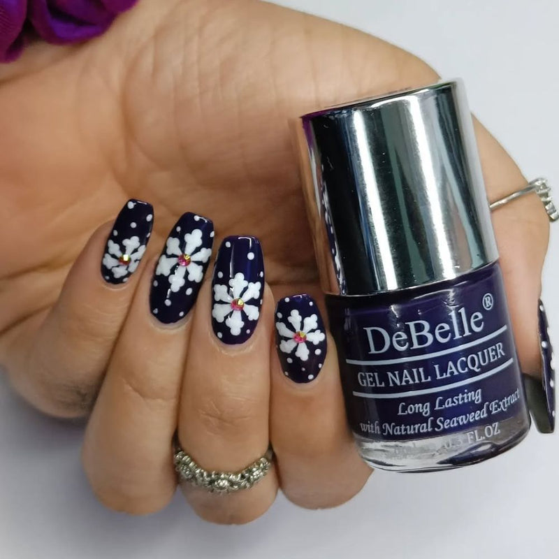DeBelle Gel Nail Lacquer Royale' Viola - (Dark Violet Nail Color), 8ml