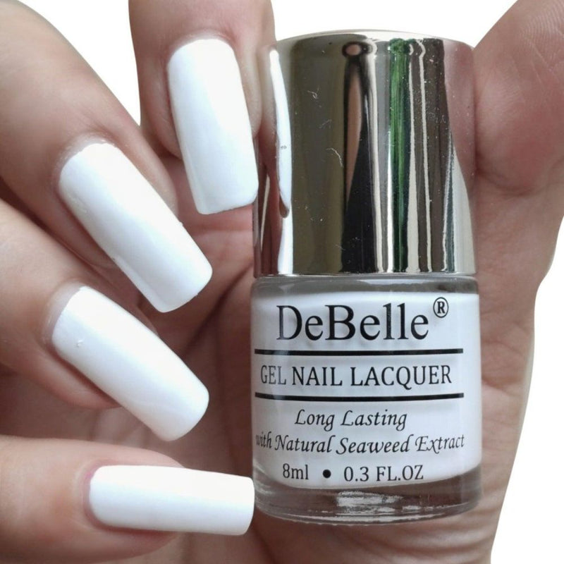 DeBelle Gel Nail Lacquer Vanilla Croissant - White Nail Polish 8ml