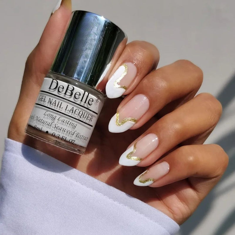 DeBelle Gel Nail Lacquer Vanilla Croissant - White Nail Polish 8ml