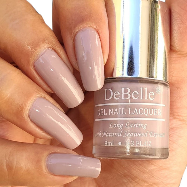 DeBelle Gel Nail Lacquer Vintage Frost - (Pastel Purple Nail Polish), 8ml