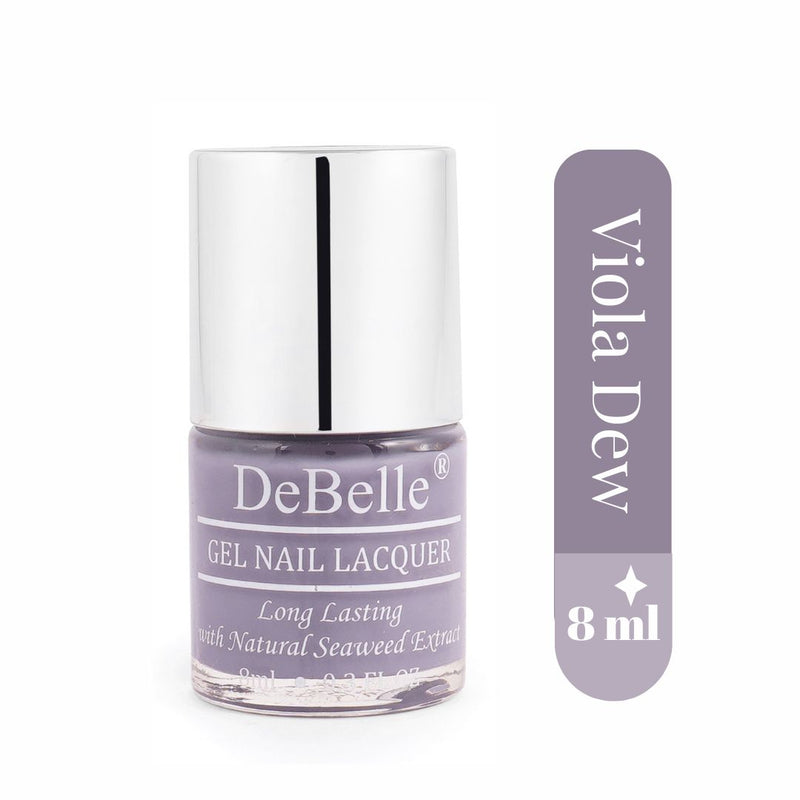DeBelle Gel Nail Lacquers combo of 5  - Blueberry Passionfruit Pastels