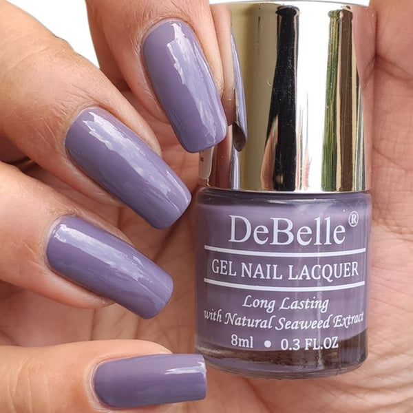 DeBelle Gel Nail Lacquer Viola Dew - (Violet Nail Polish), 8ml