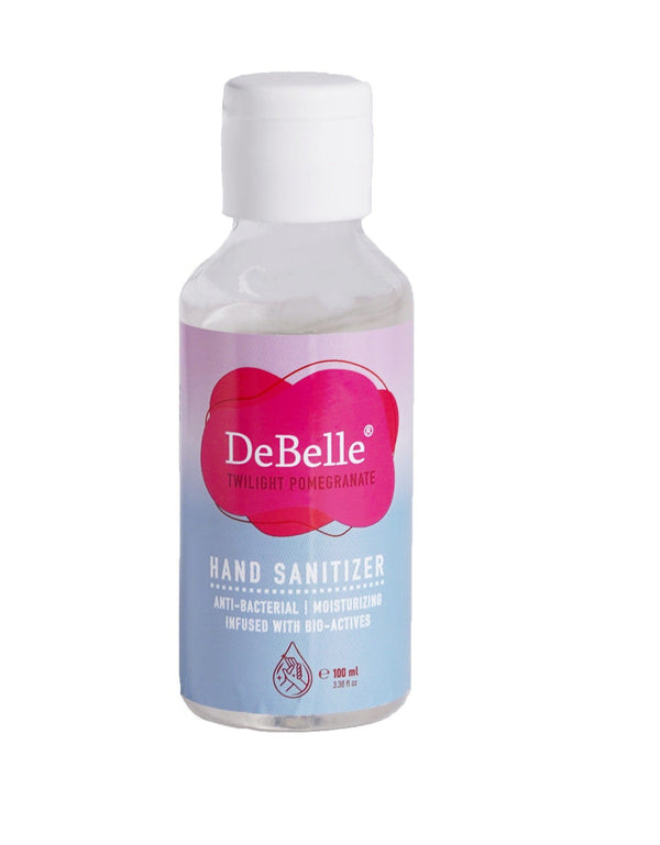 DeBelle Hand Sanitizer combo pack of 4  - Twilight Pomegranate (100 ml each) - DeBelle Cosmetix Online Store