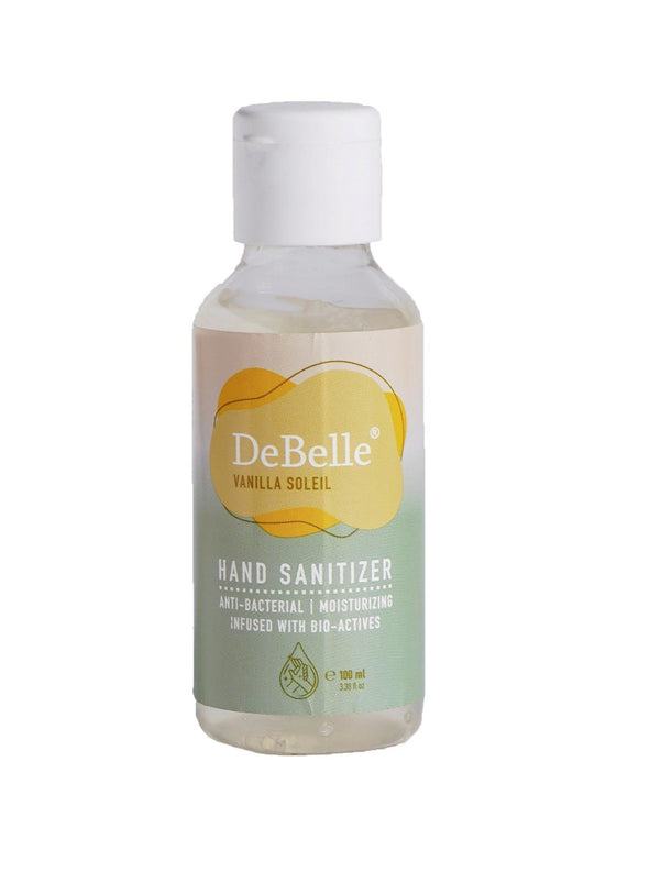 DeBelle Hand Sanitizer combo pack of 4  - Vanilla Soleil (100 ml each) - DeBelle Cosmetix Online Store