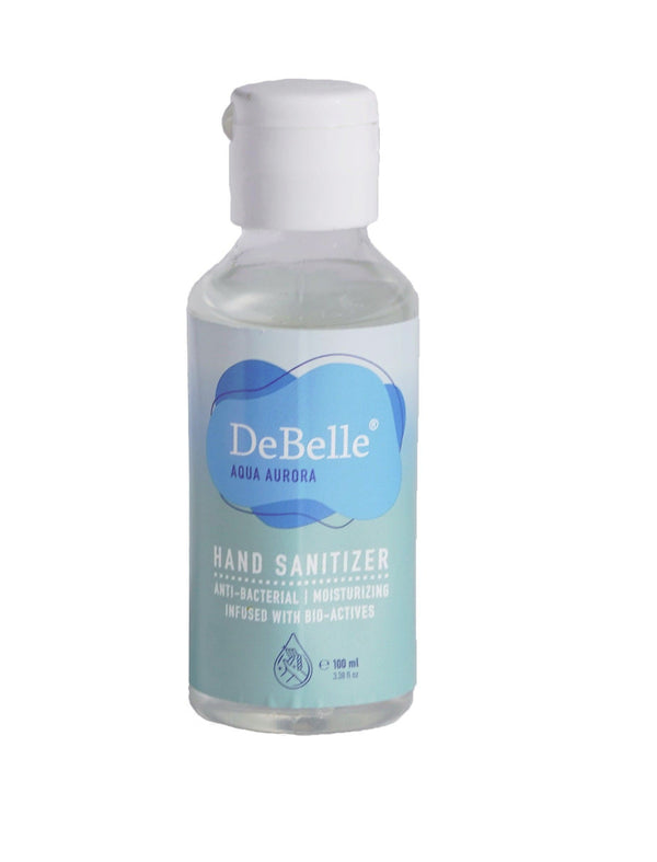 DeBelle Hand Sanitizer combo pack of 4  - Aqua Aurora (100 ml each) - DeBelle Cosmetix Online Store