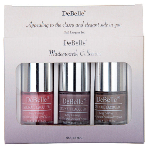 Three lovely colors to gift your mother this Christmas.Make her feel young again with these shades.Buy at Debelle cosmetix Online Store.