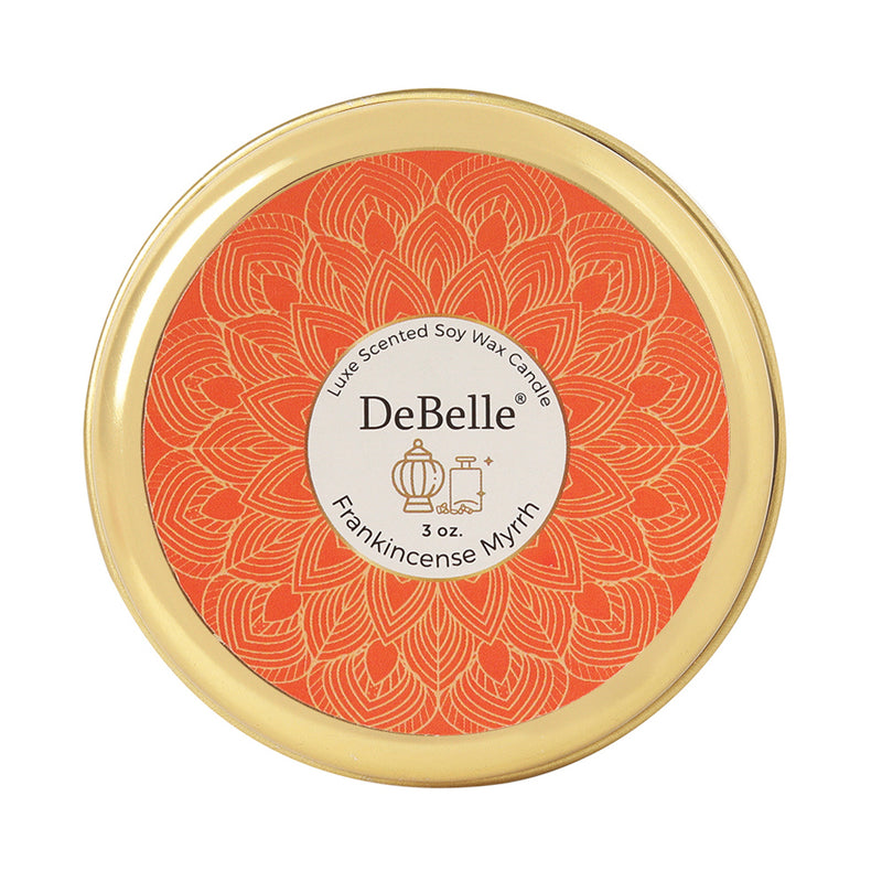 DeBelle Luxe Scented Soy Wax Candle Frankincense Myrrh