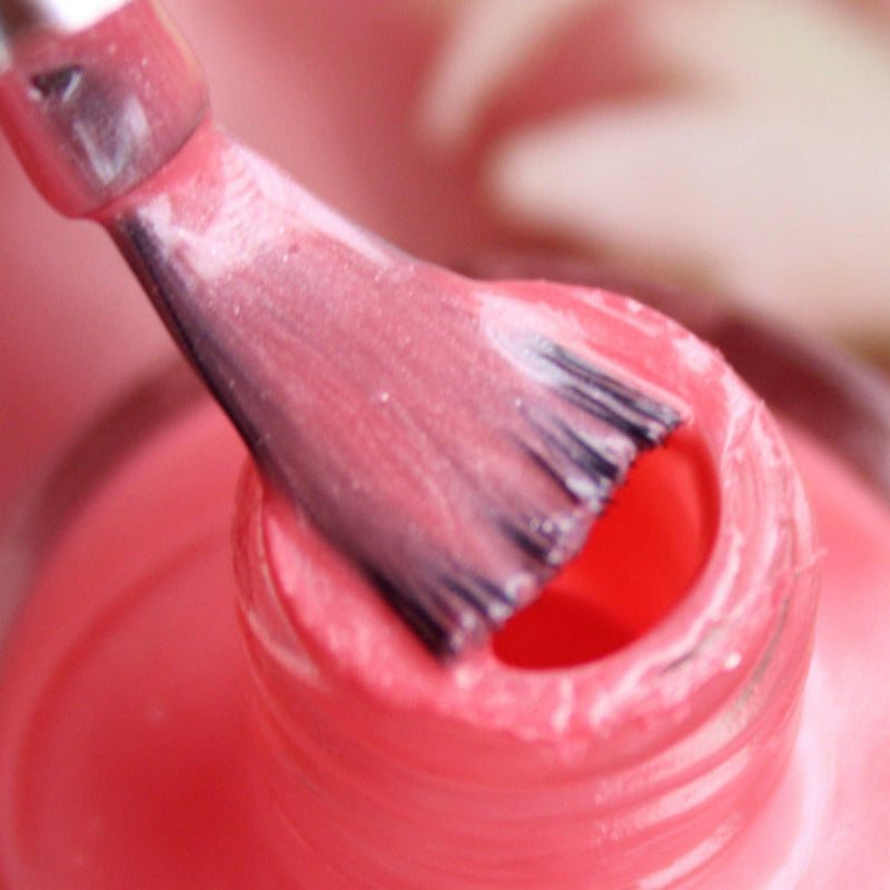 The delightful pink-DeBelle gel nail color Miss Bliss.,Shop online at DeBelle Cosmetix online store.