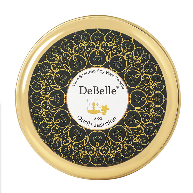 DeBelle Luxe Scented Soy Wax Candle Oudh Jasmine