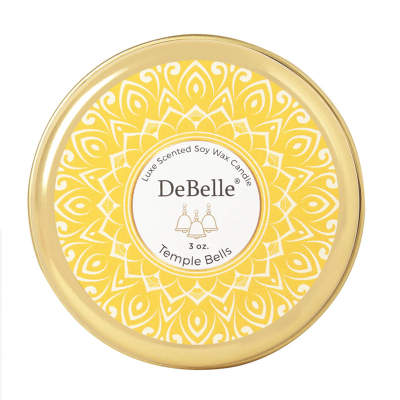 DeBelle Luxe Scented Soy Wax Candle Temple Bells - DeBelle Cosmetix Online Store