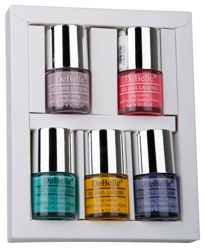 DeBelle Nail Lacquer Macaroon Squad Gift Set of 5 - DeBelle Cosmetix Online Store